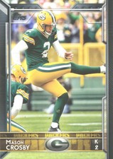 TOPPS Mason Crosby PACKERS USF BULLS Colorado BUFFALOES CU-BUFFS
