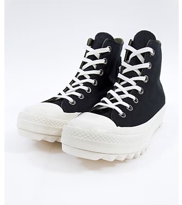 Converse All Star Chuck Taylor Lift Ripple High Top Sneakers Size