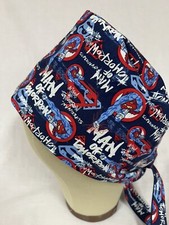 Men/Women Surgical Scrub Cap Lined Comics Super Cool 100 Cotton