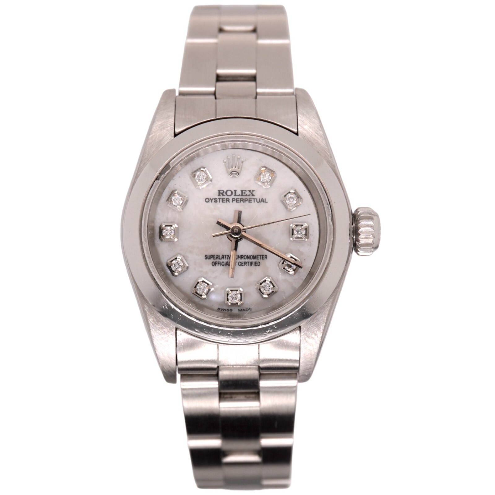 Rolex Oyster Perpetual Steel White MOP
