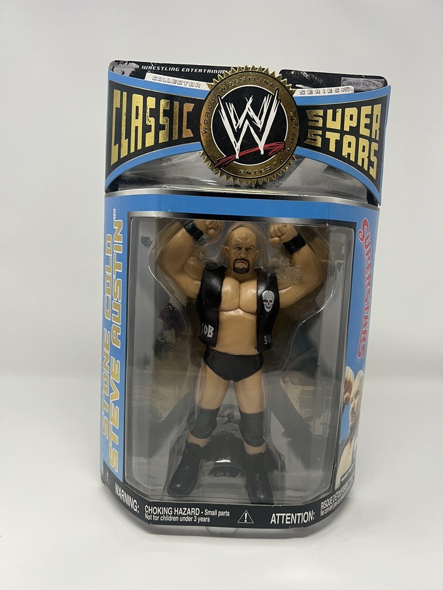 WWE/WWF Jakks Classic SuperStars Stone Cold Steve Austin LJN Blue