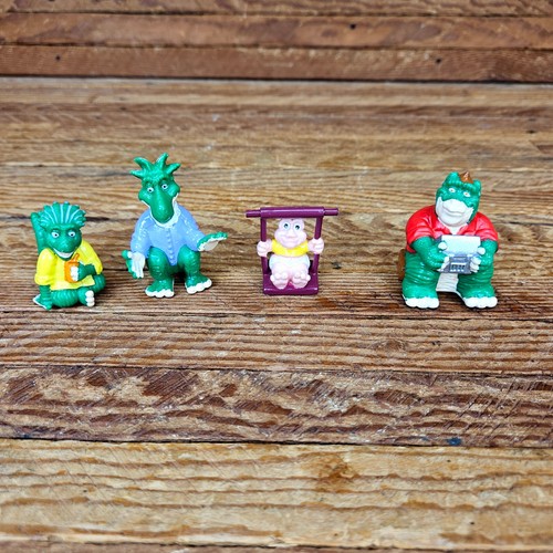 Vintage 90’s Disney The Dinosaurs TV Show Figure Subway Toy Lot Sinclair Family