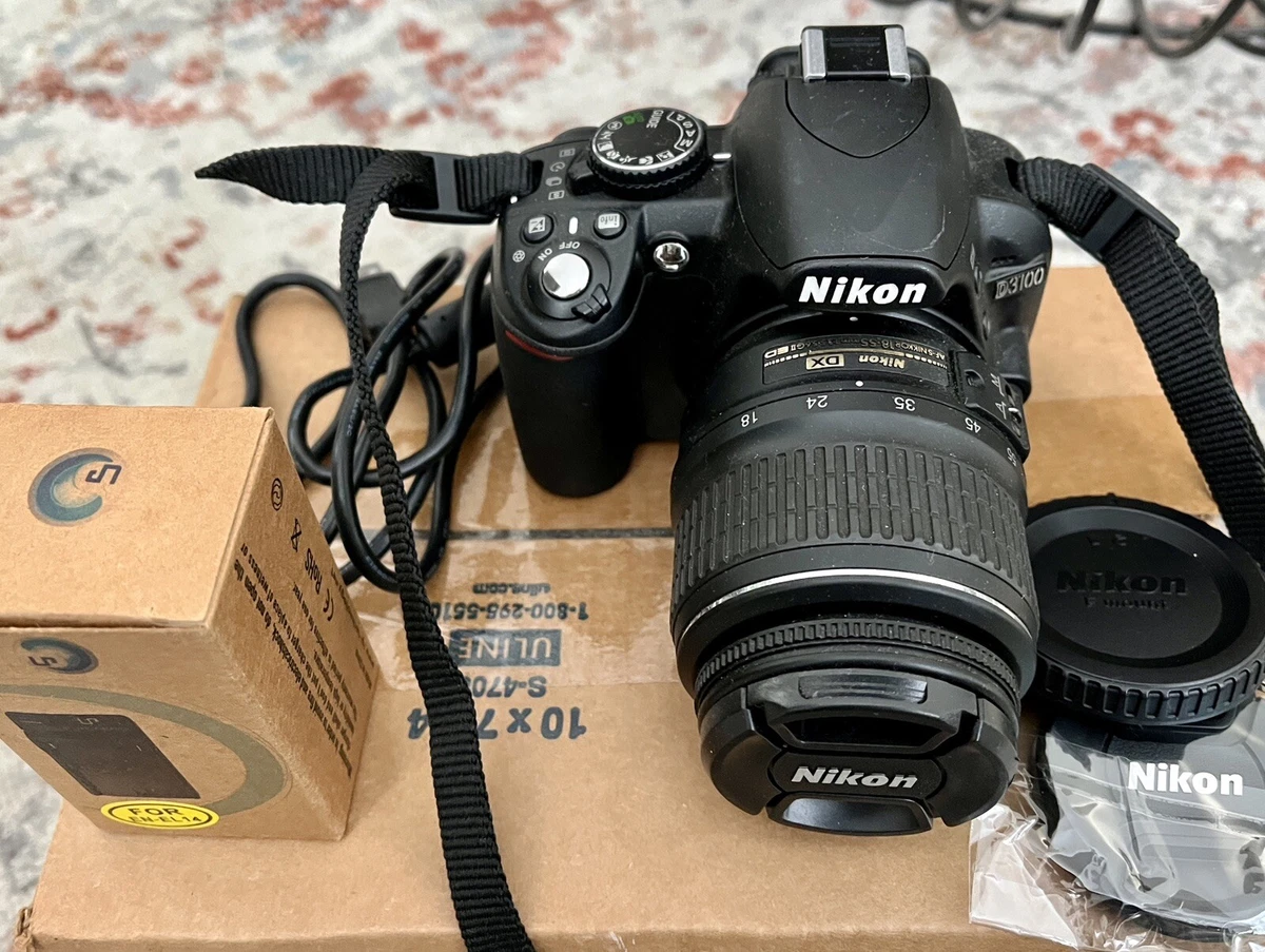 Nikon D3100 DSLR Camera with 18-55mm f/3.5-5.6 Auto Focus-S Zoom
