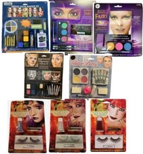 MEGA Lot 8 Glitter Eye Lash Makeup Kit Halloween Costume Fairy Tattoo