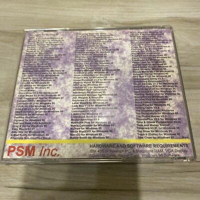 RARE WINDOWS 95 - 300 PROGRAMS CD- ROM Near Mint Collectible | eBay