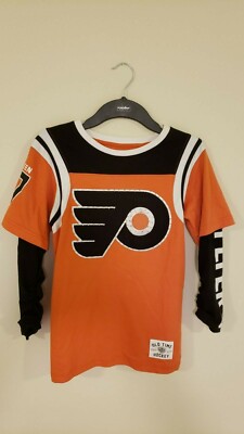 Old Time Hockey hand badazled Philadelphia Flyers jersey