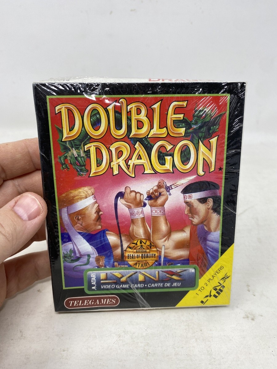 Atari Lynx Double Dragon Brand New Sealed Very Very Rare Ships
