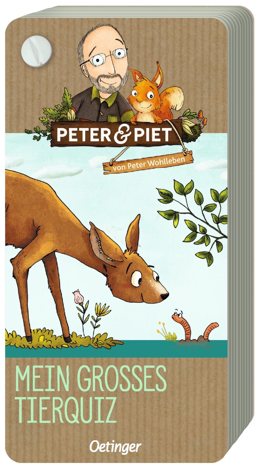 Peter & Piet. Mein Grosses Tierquiz 40 Karten Brettspiel