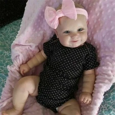 Real Reborn Baby Dolls Handmade Vinyl Silicone Newborn Doll Xmas Gift Girl Toys