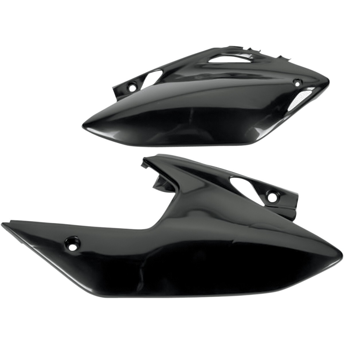 UFO REAR SIDES Honda CRF 450X 2005-2009 plaque latérale plastique noir enduro