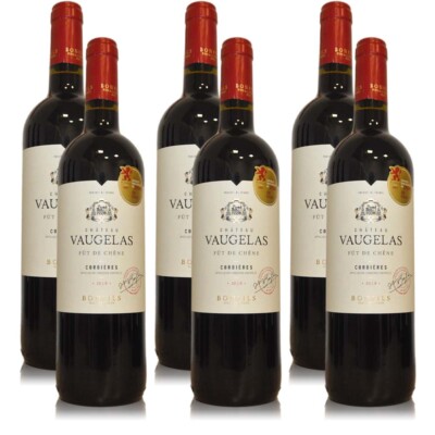 Château Vaugelas Corbières, trocken, sortenreines Weinpaket (6x0,75l)