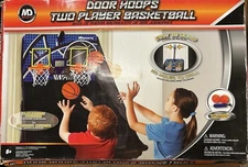 MD Sports Door Hoops Two Player Basketball W/electronic Scoring And Sounds