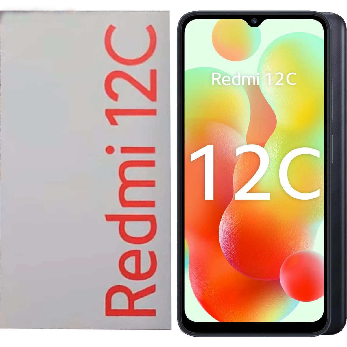 Xiaomi Redmi 12C 4G/LTE Graphite Gray 64GB + 3GB Dual-Sim Unlocked GSM NEW
