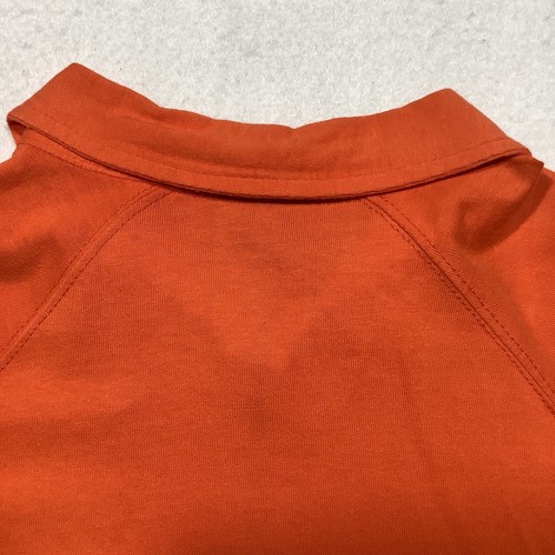 Ralph Lauren Polo Jeans Co 1/4 Zip Pullover Men's Medium Orange Made in Canada - Picture 9 of 11