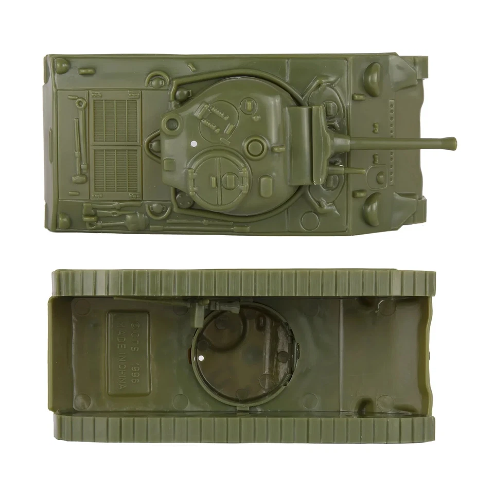 BMC CTS WW2 Sherman M4 Tanks OD GREEN Classic Toy Soldiers Plastic Army Vehicle - Image 3 of 4