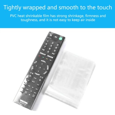10x Shrink Wrap Bags Protective for Case Cover for TV Air Conditioner Remote Con