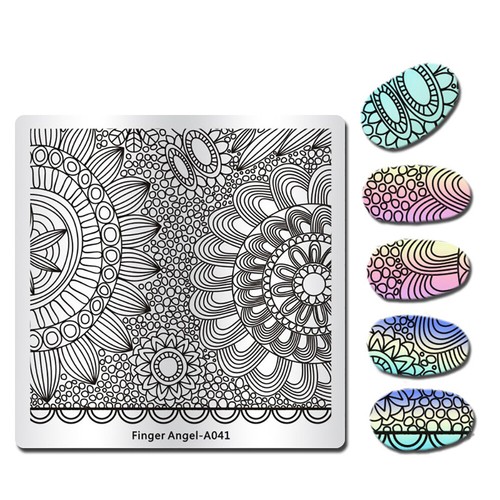 Stamping Nail Art Plate Custom New Fashion Design Template Finger Angel - Picture 23 of 31