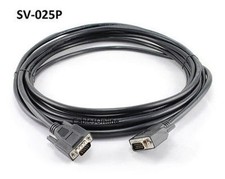 25ft Plenum CMP HD15 Super VGA Male/Male In-Wall Rated Monitor Cable, SV-025P