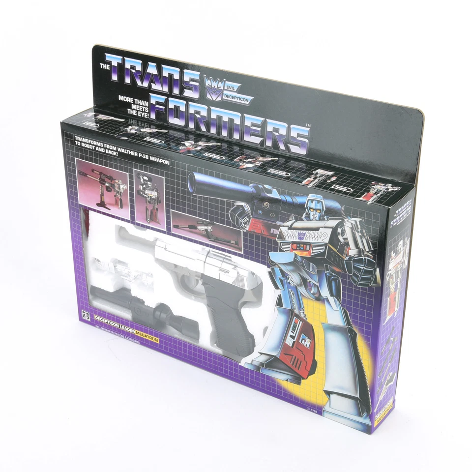 Transformers G1 Decepticon Leader Megatron Action Figure Toy Reissue K.0. Box - Image 2 of 4
