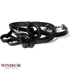 Windsor Reitsport Leder Seitenz&uuml;gel - f&uuml;r Arbeiten an der Longe und in der Hand