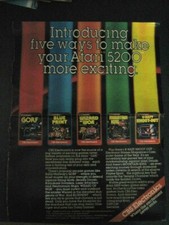 Vintage Magazine Page for CBS Electronics Games