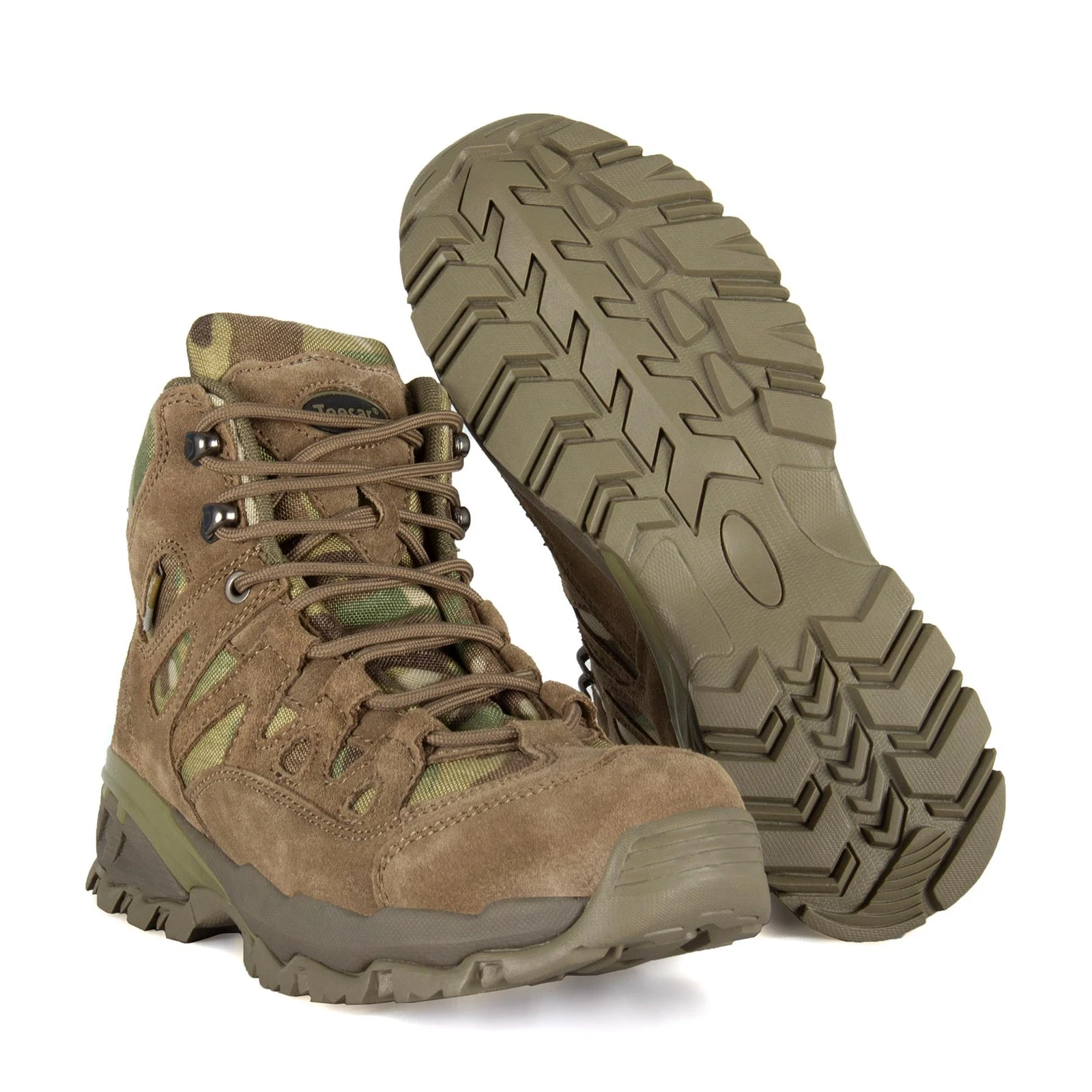 Teesar SQUAD MULTICAM side zipped boots camping hiking trekking combat footwear
Opens in a new windo