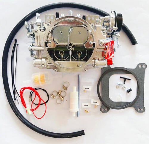 Replace Edelbrock 1406 Performer 600 CFM 4 Barrel Electric Choke Carburetor - Foto 2 di 8