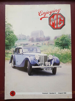 Enjoying MG Magazine August 1988 - B8138