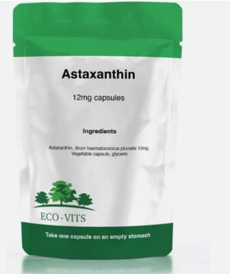 Astaxanthin 12mg Kapseln - starkes Antioxidans & Unterstützung der Hautgesundheit