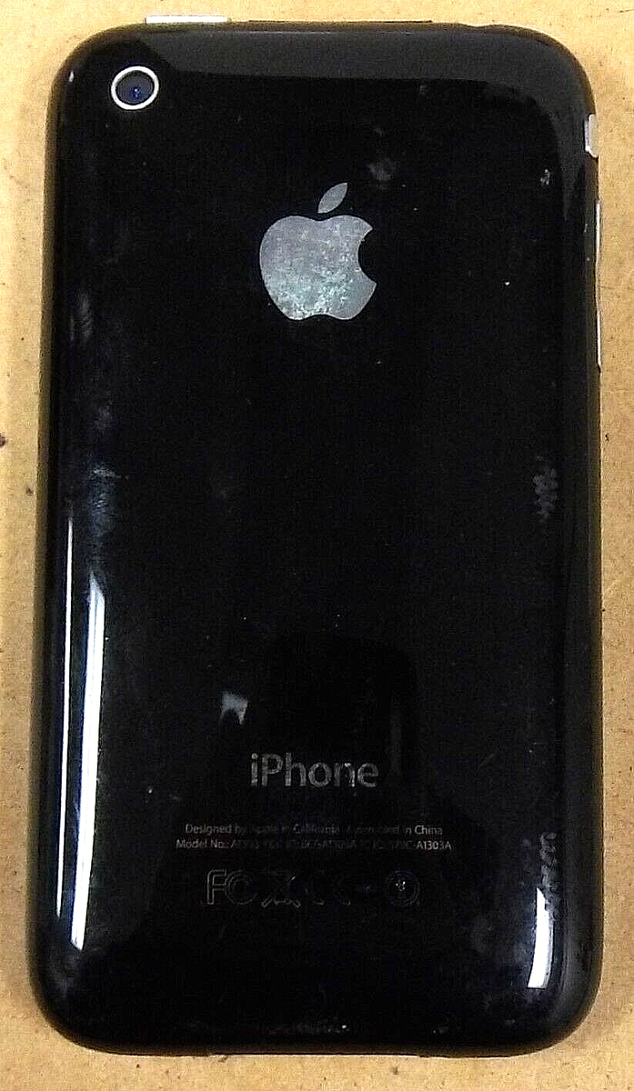Apple iPhone 3GS / A1303 - Black and Silver ( AT&T ) iOS