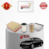 Wartungskit 4 Filter VW Passat VII B7 2.0 TDI 125KW 170PS Ab 2010