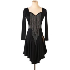 Ballroom Women's Latin Rumba Tango Salsa Samba Competition Dance Dress LQ234