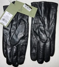 Mens Dress Gloves BLACK super soft leather  S - XL, 3M insulated Goodfellow & Co