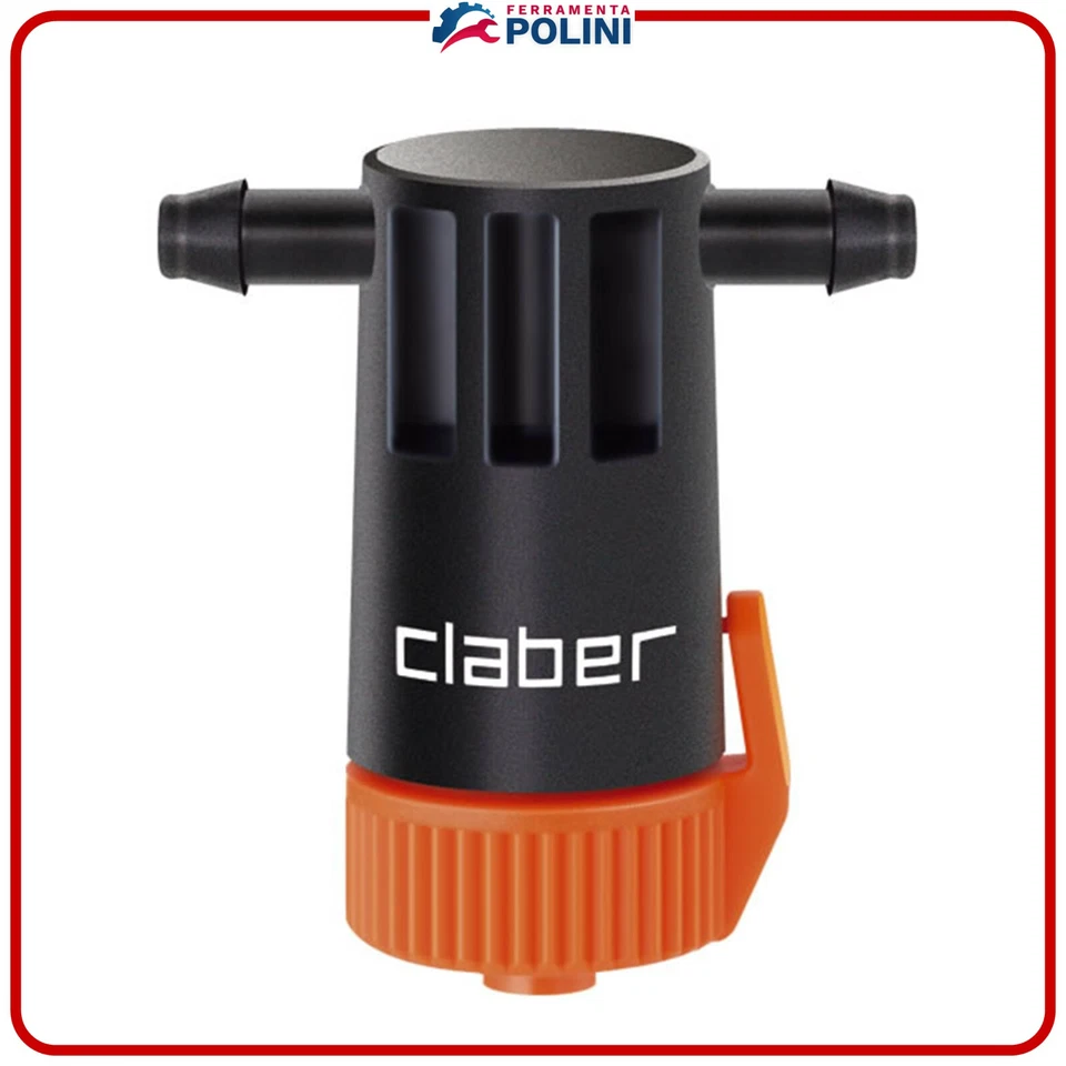 CLABER 91218 PZ.10 GOCCIOLATORI IN LINEA REGOLABILI 0-10 l/h IRRIGAZIONE