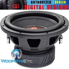 OPEN BOX DD AUDIO 310E-D2 10" CAR SUB WOOFER 1500W DUAL 2-OHM SUBWOOFER