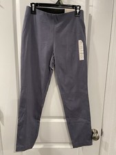 NWT A New Day Side Zip Skinny Ankle Blue Gray Pants Size 4