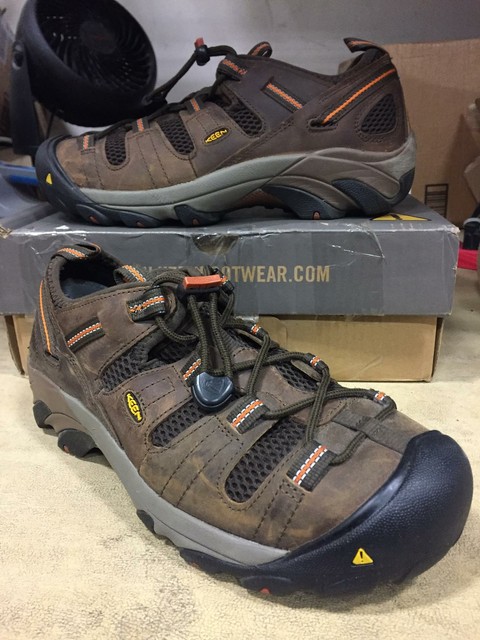 keen utility men's atlanta cool steel toe work shoe