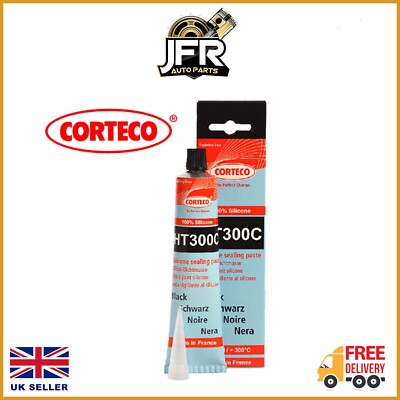 ORIGINAL CORTECO DICHTUNG DICHTMASSE 80ML 300C HT300C SCHWARZ SILIKON DICHTPASTE NEU