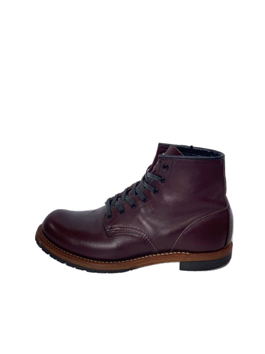 RED WING LACE UP BOOTS BECKMAN ROUND US8.5 Bordeaux Used | eBay
