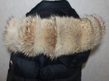 Kojote Pelzstreifen Echtfell Pelzkragen Kapuzenfell Schal für Jacke Parka Weste,