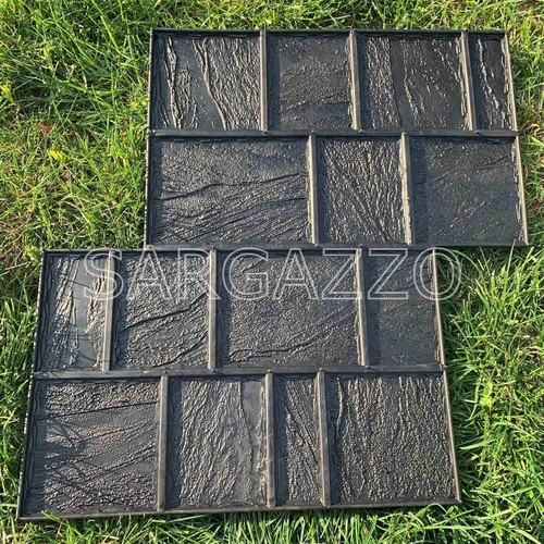 Concrete RUBBER stamp mat for printing on cement imprint Sidewalk eBay