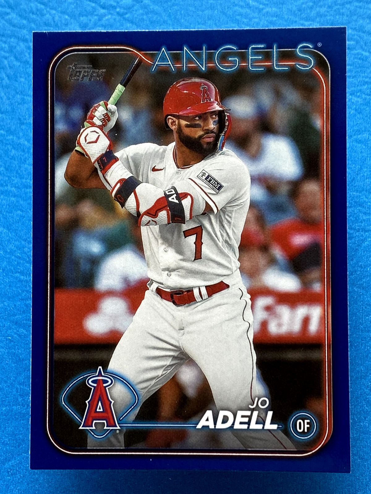 Jo Adell 2024 Topps Royal Blue #333 Los Angeles Angels