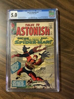 Tales To Astonish 57 CGC 5.0 Early Spider Man X-over Early Appearance Spider Man