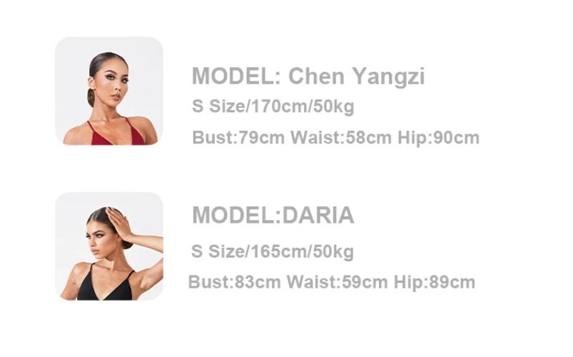 VETEMENTS Abito da ballo latino vita cava senza maniche vestito da festa sala da ballo competizione