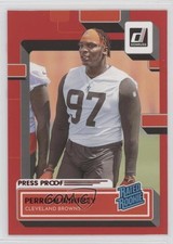 2022 Panini Donruss Rated Rookie Press Proof Red Perrion Winfrey #393 g1d