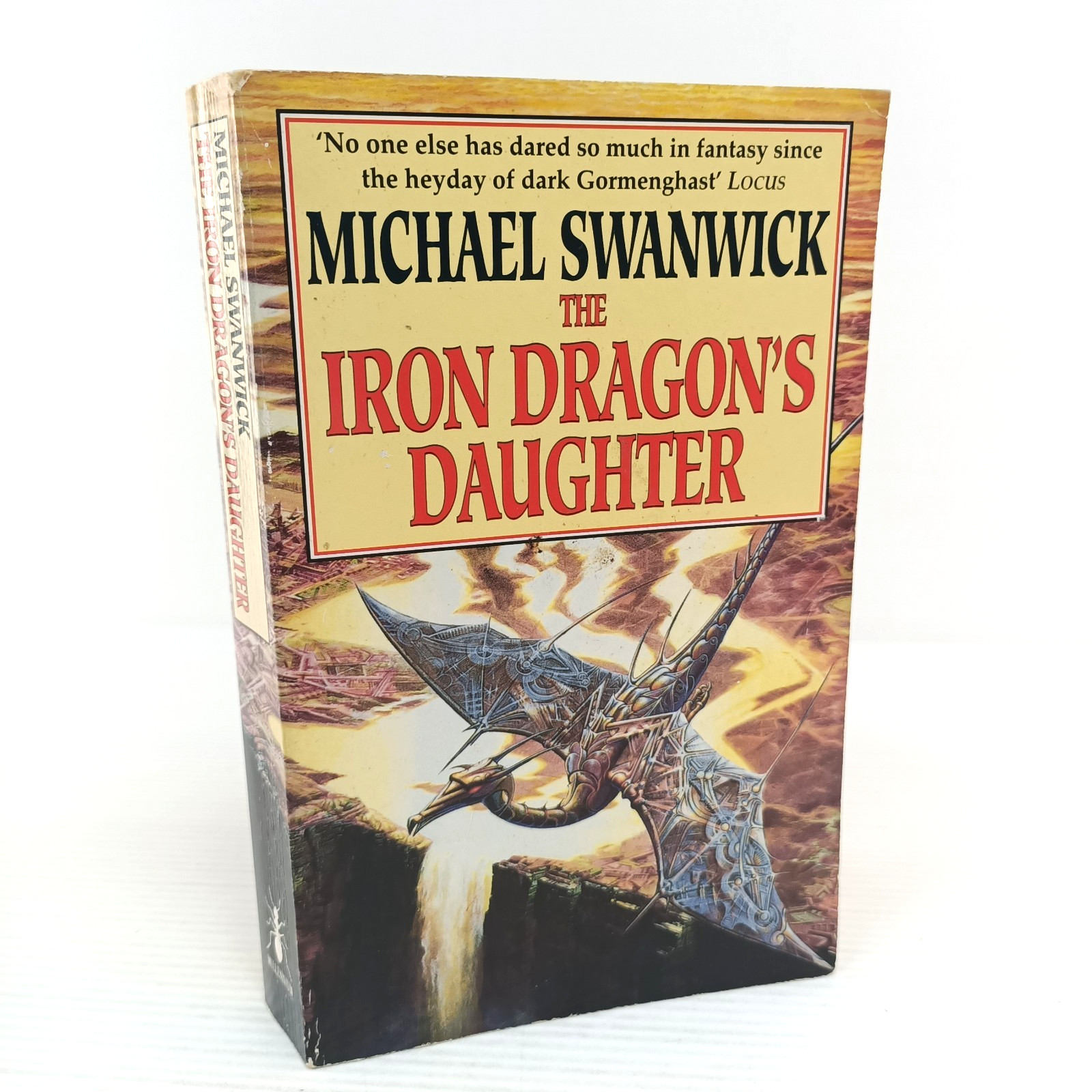 Michael Swanwick The Iron Dragon's Daughter Vintage Sci-Fi Fantasy Paperback Boo