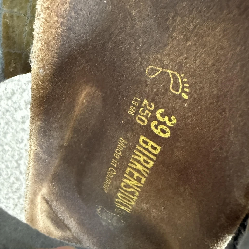 Sandalias Birkenstock Gizeh para mujer talla 39 zapatos plantilla de corcho hechas en Alemania Foto 4 de 4