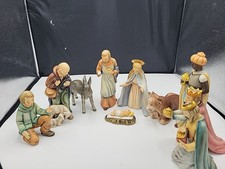 Rare Vintage Goebel Hummel Nativity 9 Piece Set Jumbo Sizes