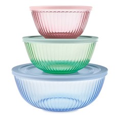 Pyrex Simply Store Tint 6pc Lidded Mixing Bow...
