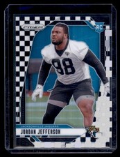 2024 Panini Prizm #358 Jordan Jefferson Black and White Checker